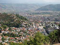 Berat - pohled z hradu