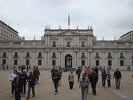 Palácio de La Moneda - prezidentský palác